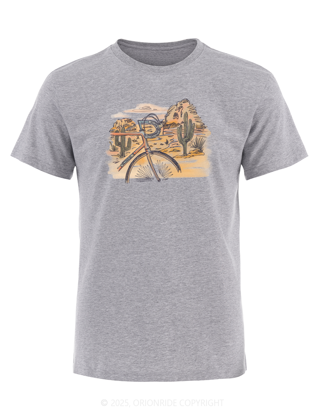 Orionride Desert Handlebars Short Sleeves Bike T-Shirt