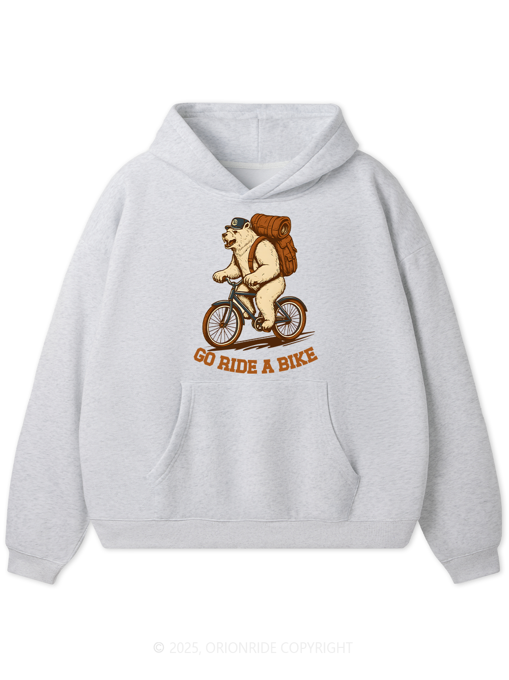 Orionride Go Ride A Bike Fleece Hoodie
