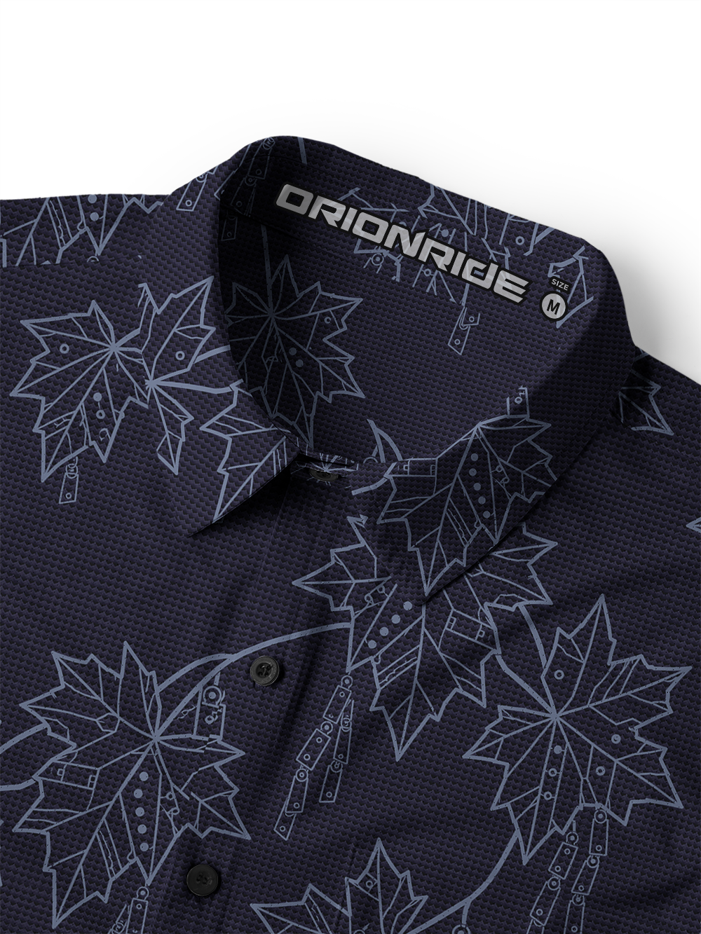 Orionride Chain Maple Men's Stretchy Breathable Long Sleeve Gravel Shirt
