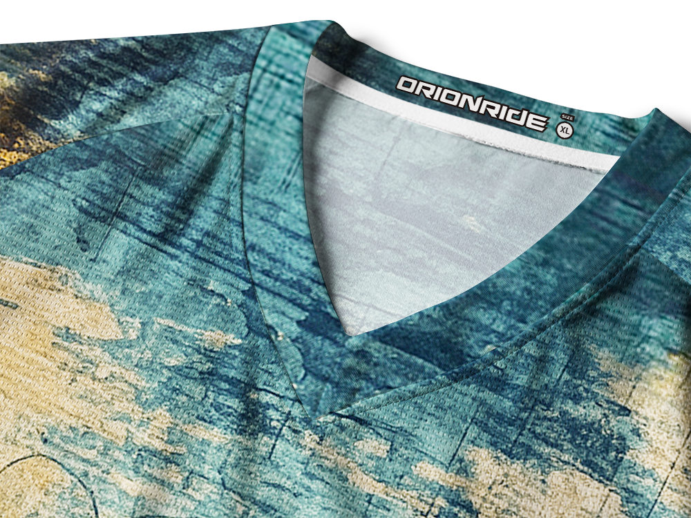 Orionride Nostalgic Eiffel Tower Long Sleeve Downhill Jersey