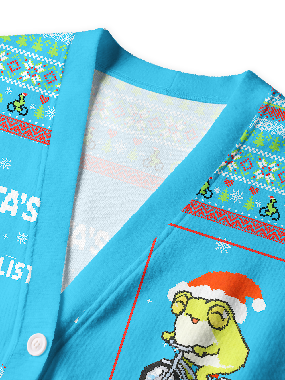 Orionride Happy Frog Men's Cardigan Knit Sweaters