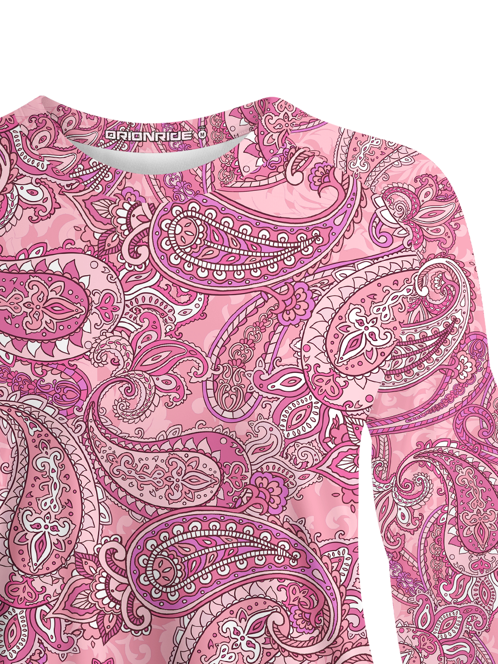 Orionride Pink Paisley Women's Quick Dry Downhill Jersey