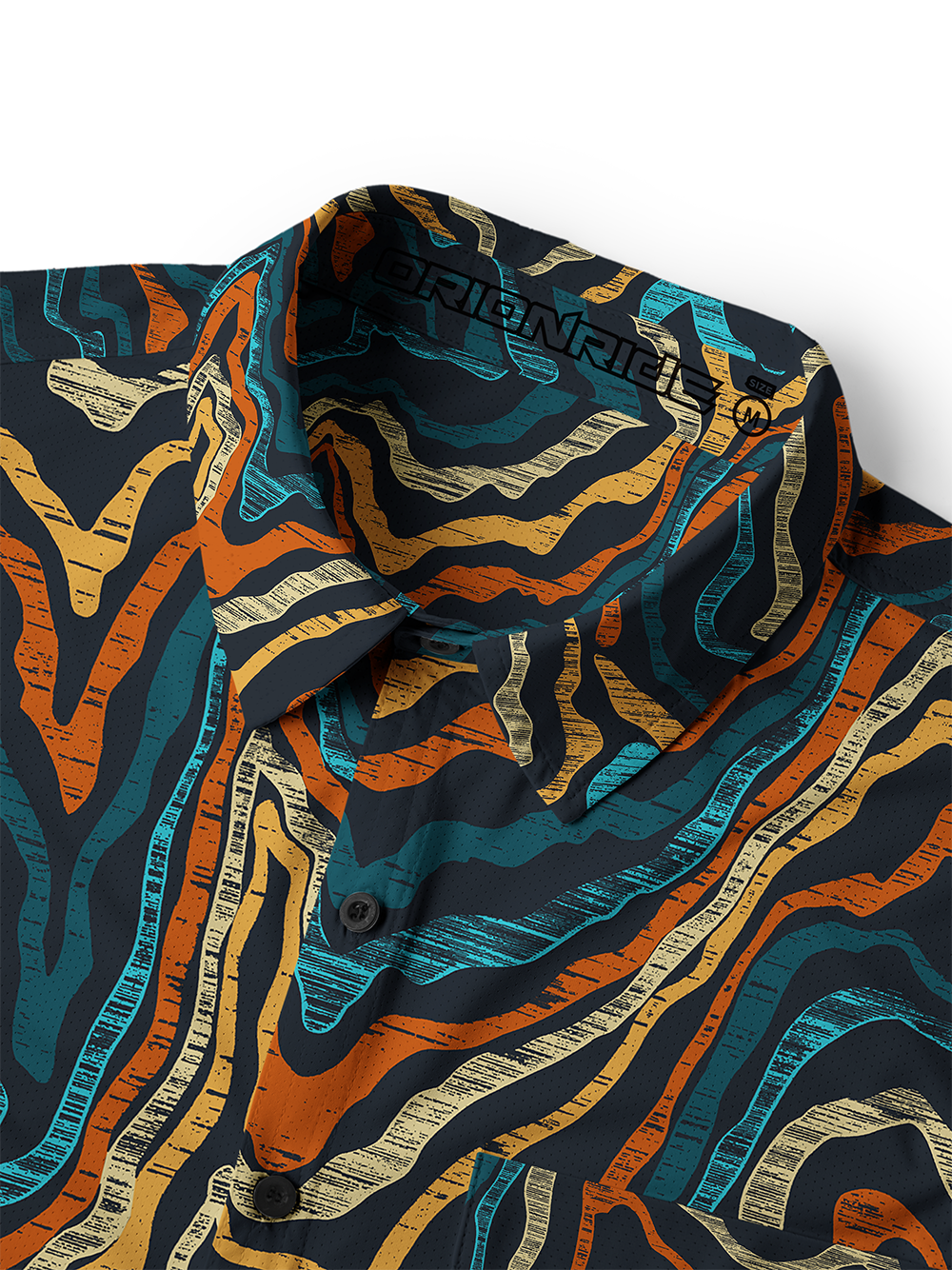 Orionride Desert Landform Men's Stretchy Breathable Long Sleeve Gravel Shirt