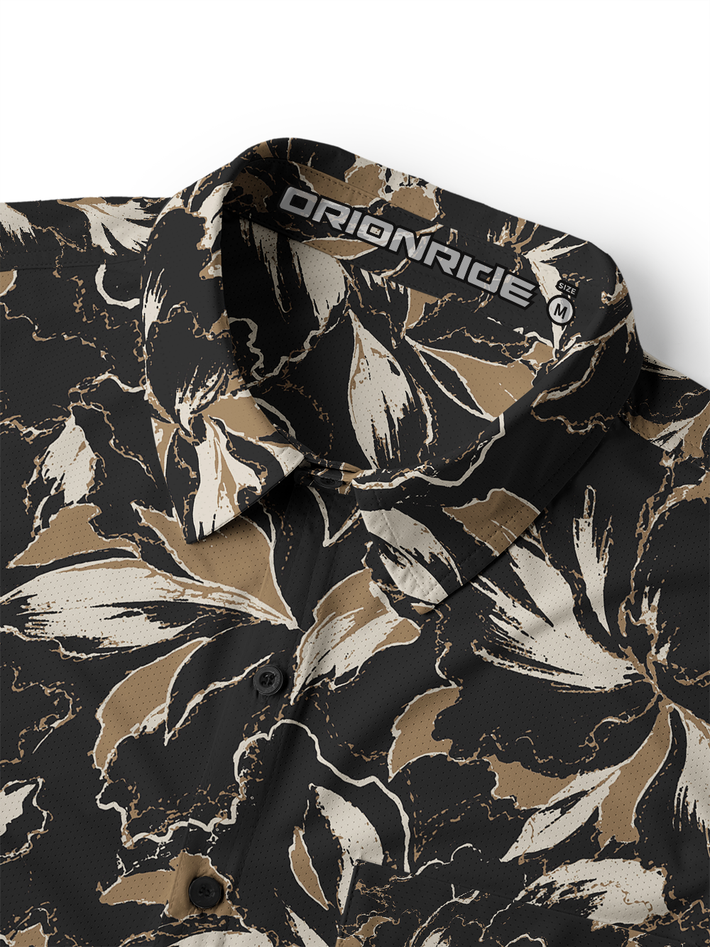 Orionride Ethereal Peony Men's Stretchy Breathable Long Sleeve Gravel Shirt