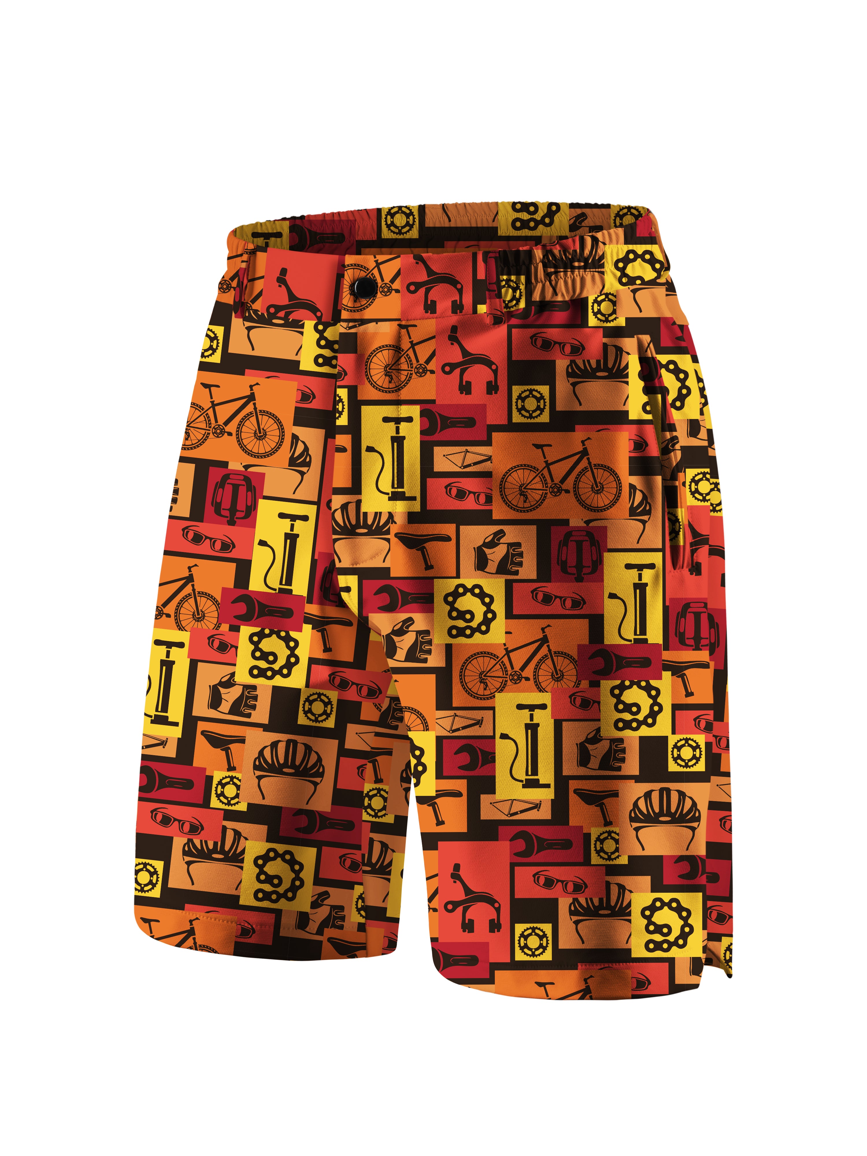 Orionride Cycling Suit Cycling Short With 2 Zipper Pockets