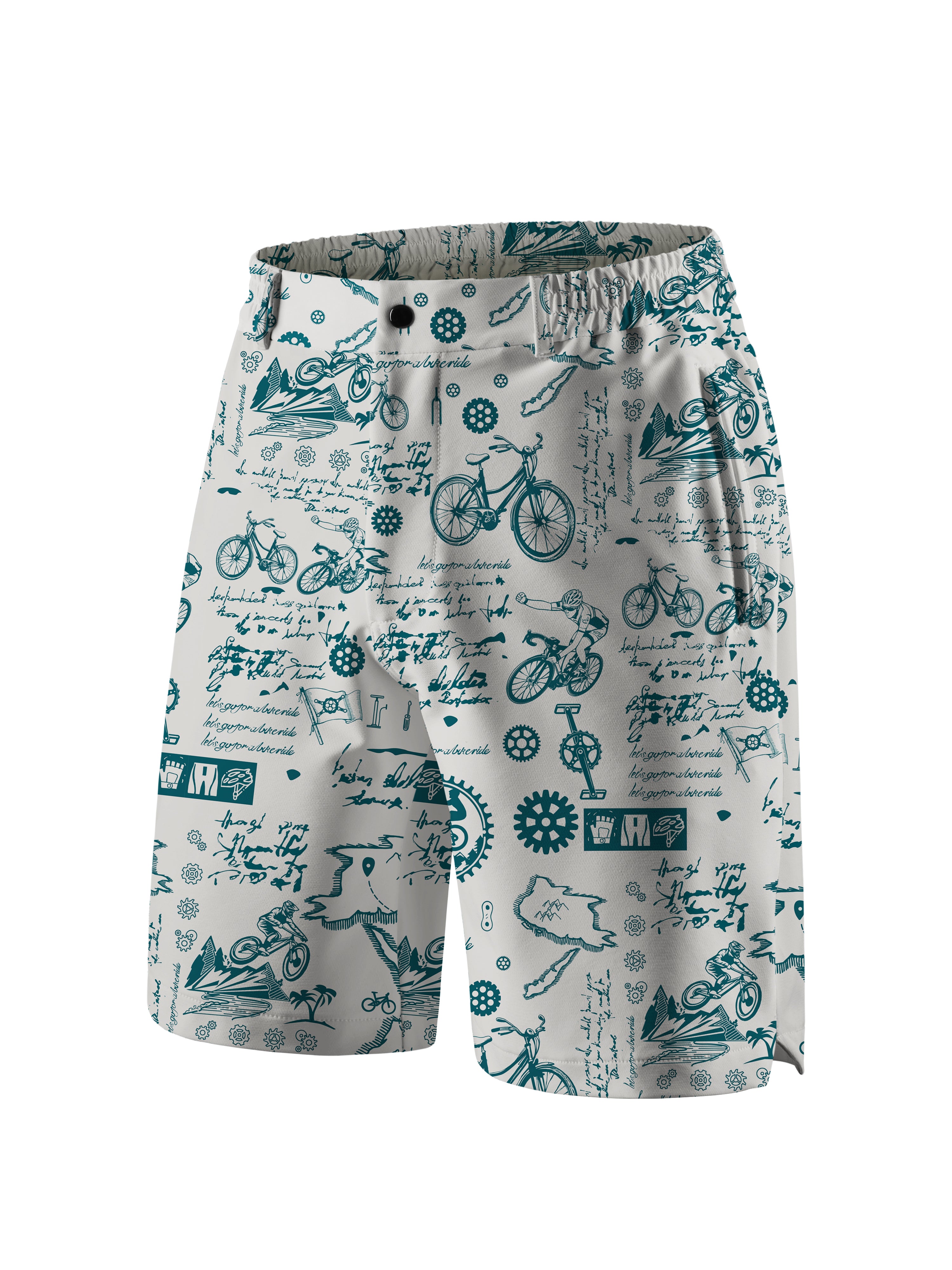 Orionride Cycling Diary Cycling Short With 2 Zipper Pockets