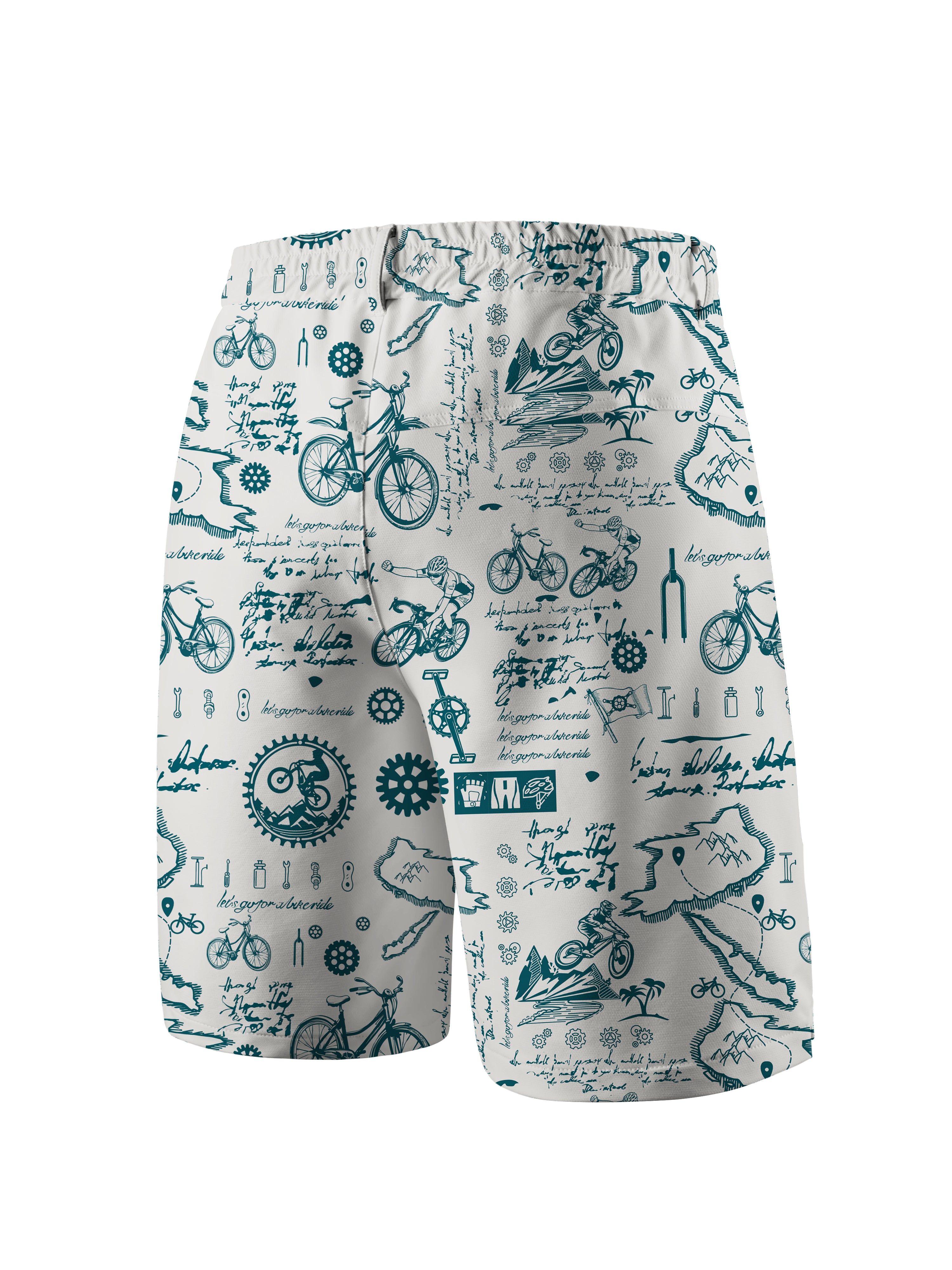 Orionride Cycling Diary Cycling Short With 2 Zipper Pockets