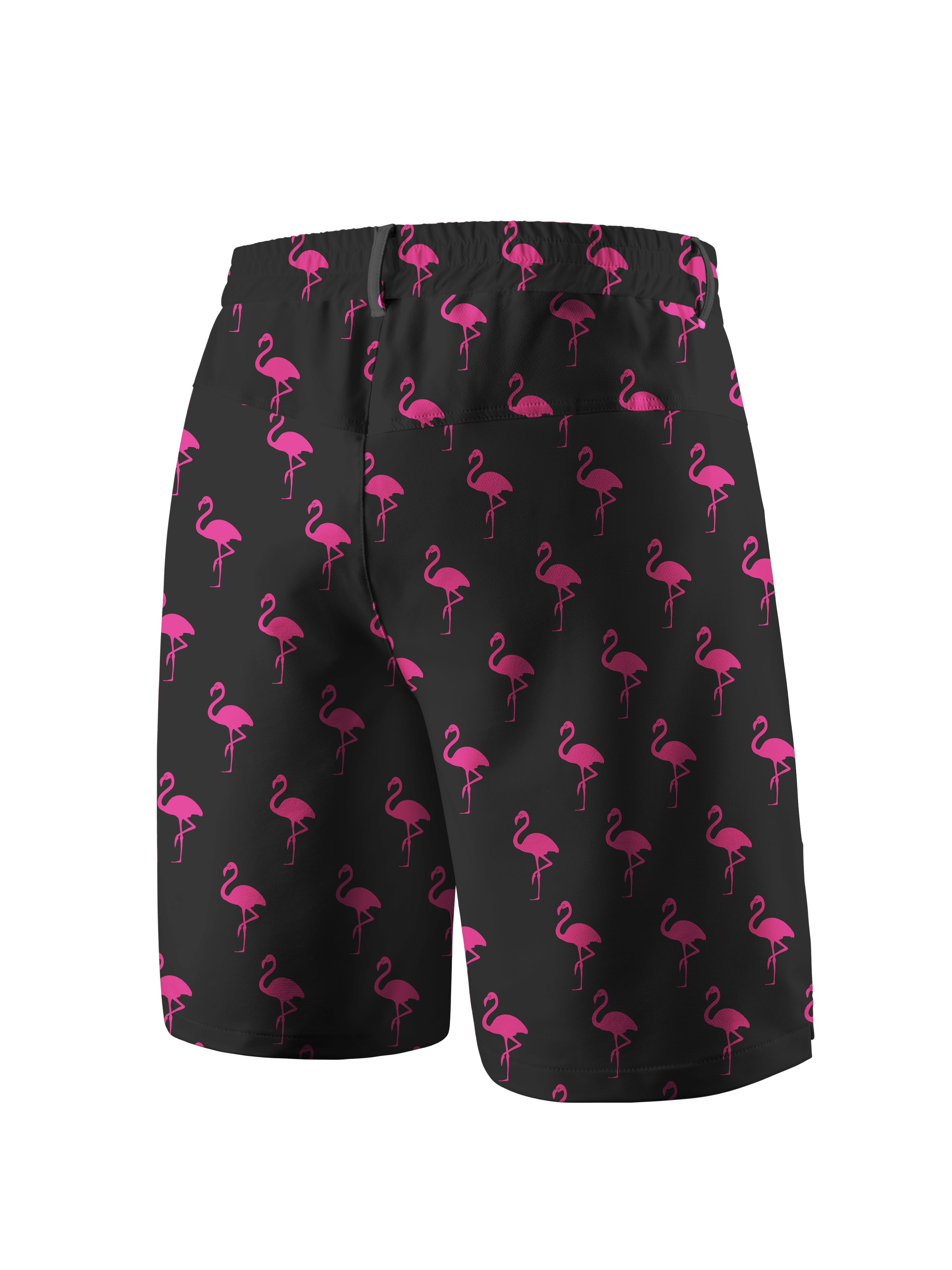 Orionride Flamingo Cycling Short With 2 Zipper Pockets