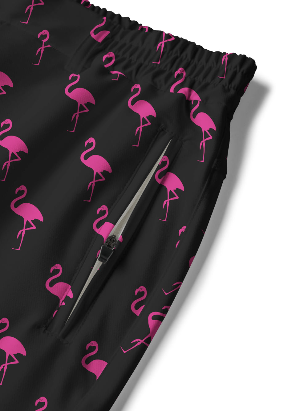 Orionride Flamingo Cycling Short With 2 Zipper Pockets