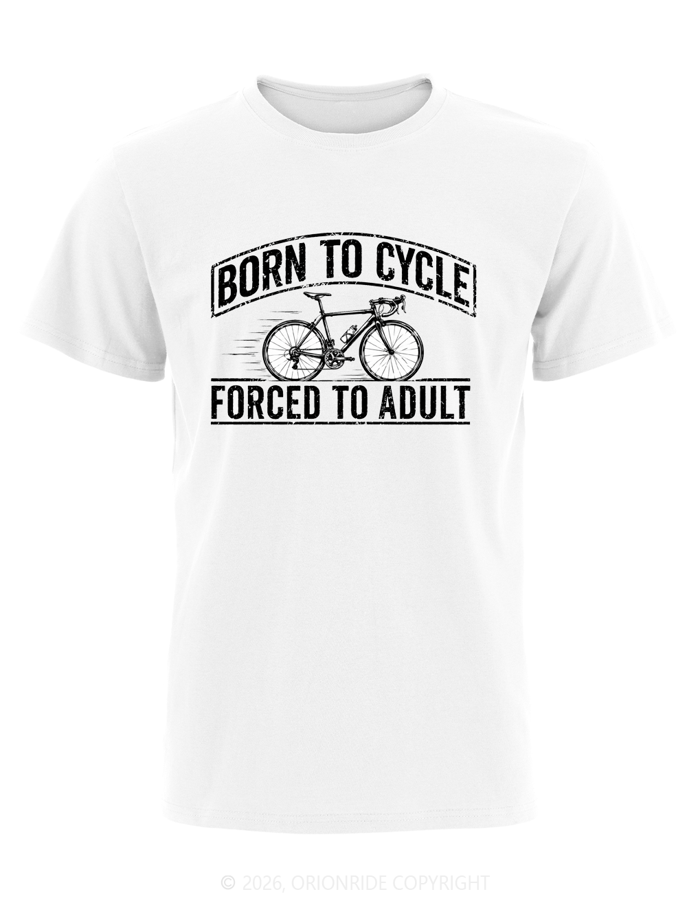 Orionride Born To Cycle Short Sleeves Bike T-Shirt