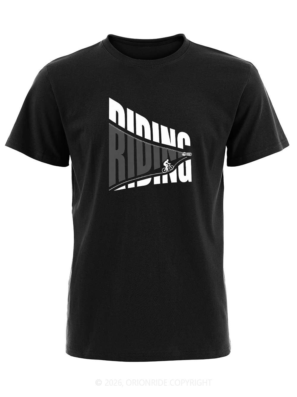 Orionride The World Inside The Zipper Short Sleeves Bike T-Shirt
