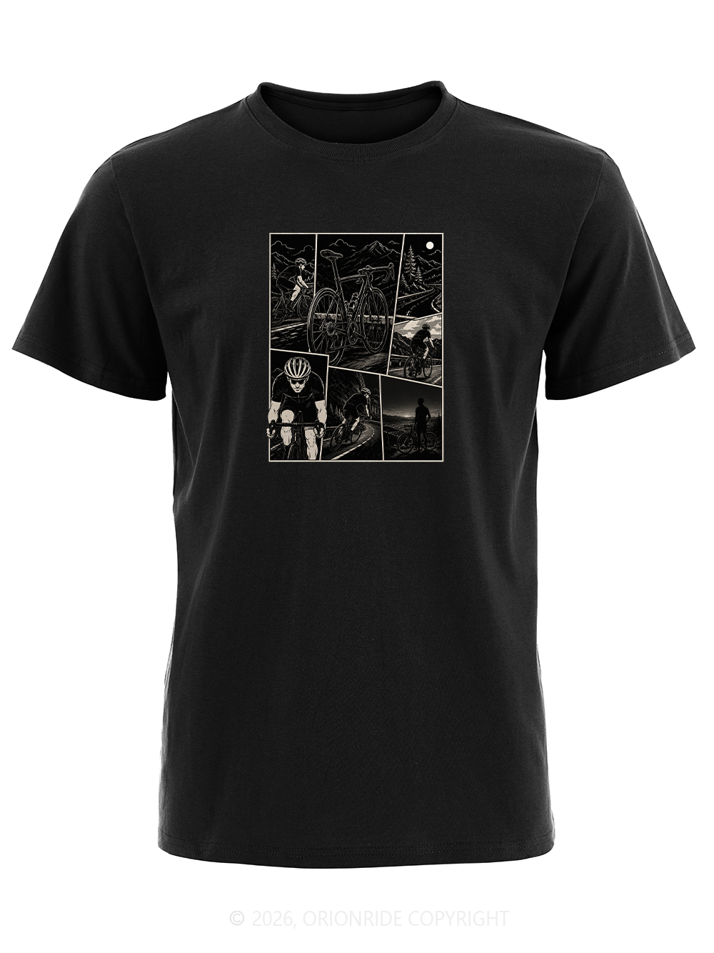 Orionride Comic Books Short Sleeves Bike T-Shirt