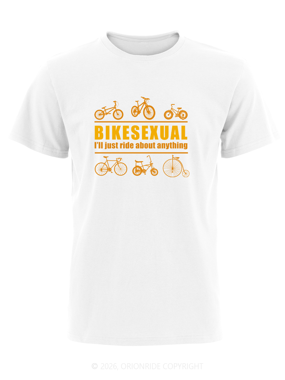 Orionride Cycling Enthusiasts Short Sleeves Bike T-Shirt
