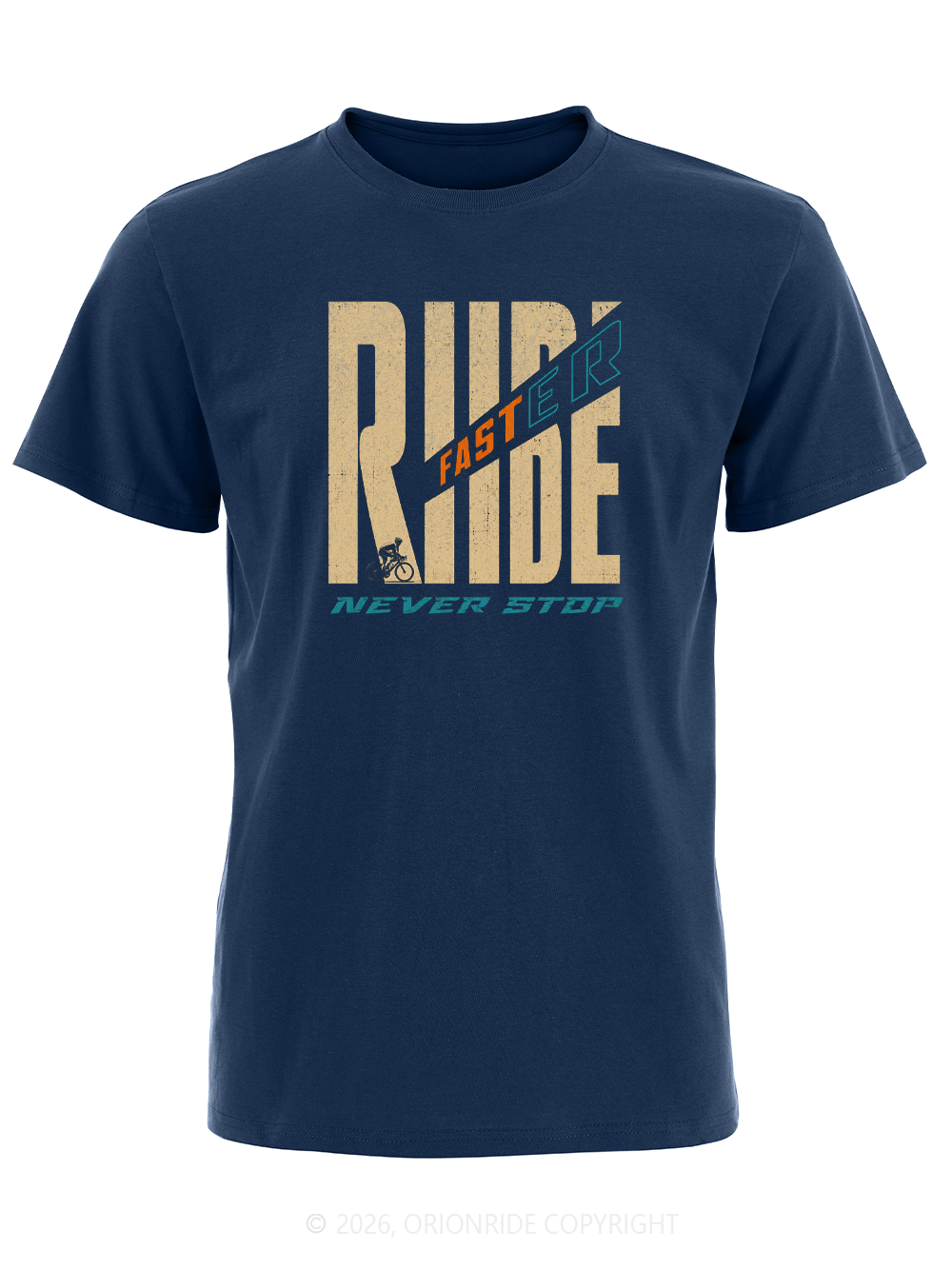 Orionride Ride Within Word Short Sleeves Bike T-Shirt