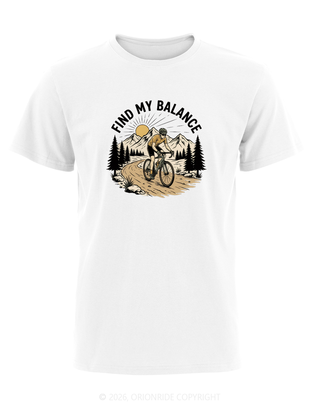 Orionride Find My Balance Short Sleeves Bike T-Shirt