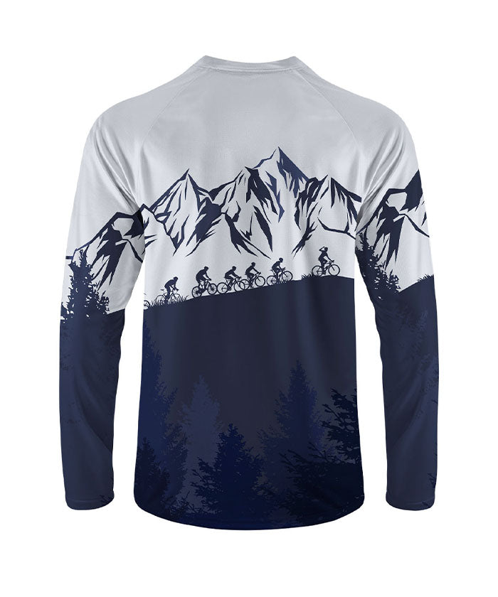 Orionride Riding In Groups Long Sleeve Downhill Jersey