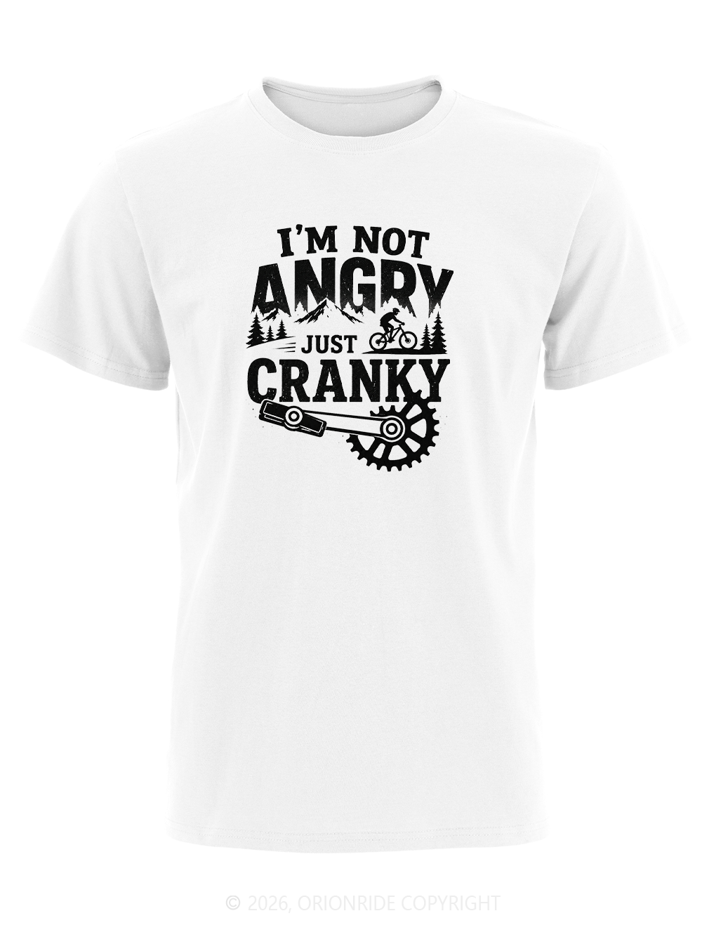 Orionride I'm Not Angry Short Sleeves Bike T-Shirt