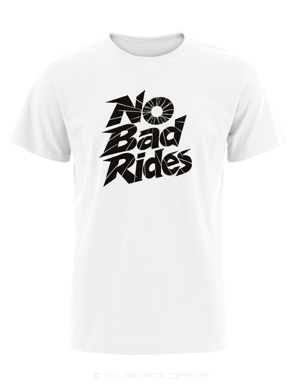 Orionride No Bad Rides Short Sleeves Bike T-Shirt
