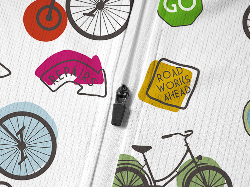 Orionride Go Ride A Bike Long Sleeve Half Zipper Mountain Bike Jersey