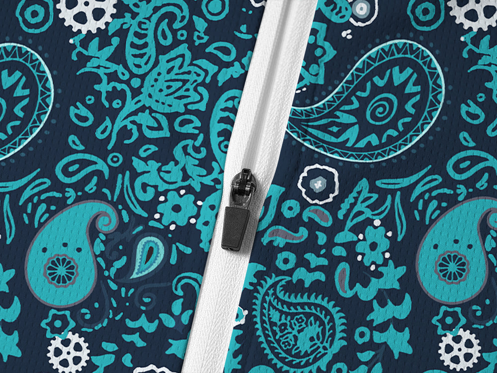 Orionride Cashew Gear Long Sleeve Half Zipper Mountain Bike Jersey