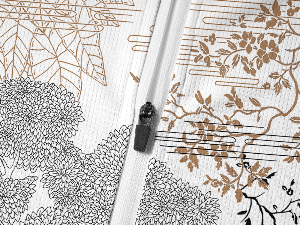 Orionride Dream Ride Long Sleeve Half Zipper Mountain Bike Jersey