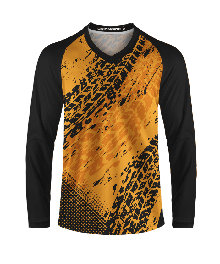 Orionride Tire Marks Long Sleeve Downhill Jersey