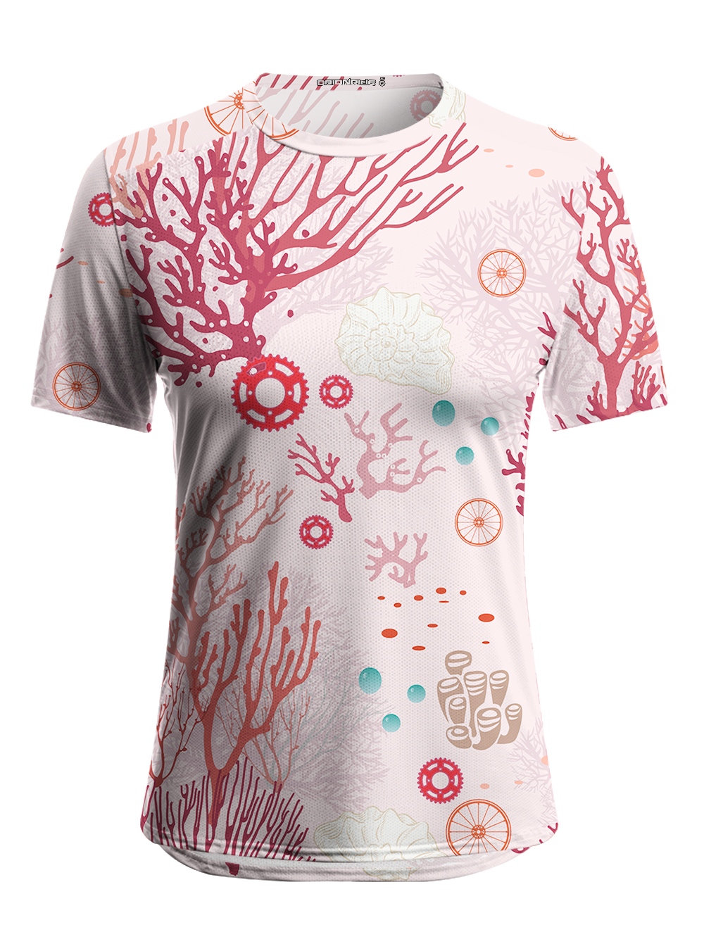 Orionride Pink Coral Women's Breathable Short Sleeve T-shirt