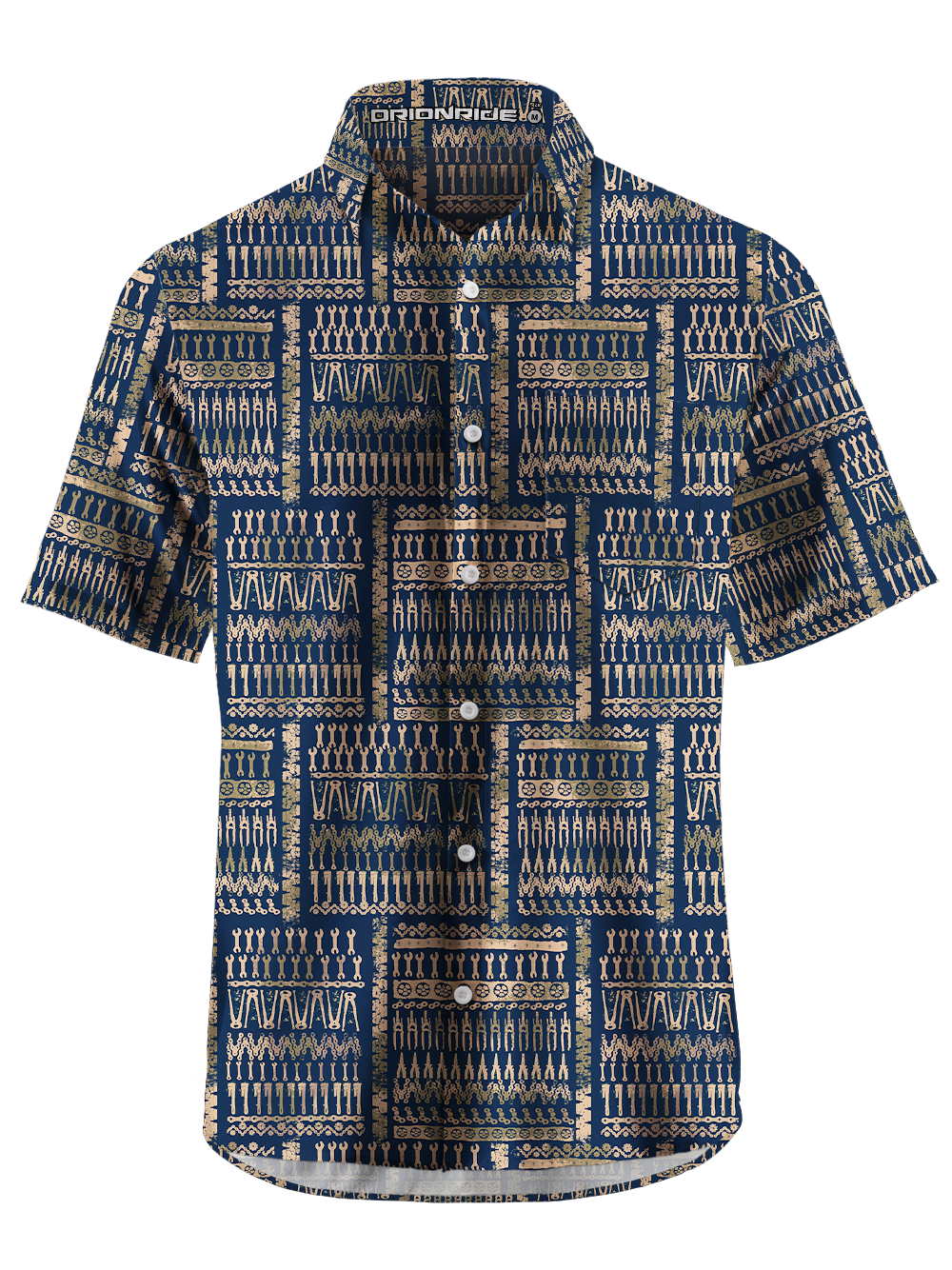 Orionride Wrench Collection Zipper Pockets Ultra Lightweight Short Sleeves Gravel Shirt