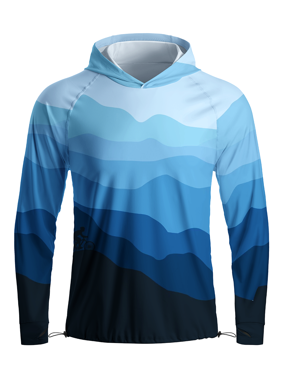Orionride Free Sunset Long Sleeve Cycling Hoodie Shirt