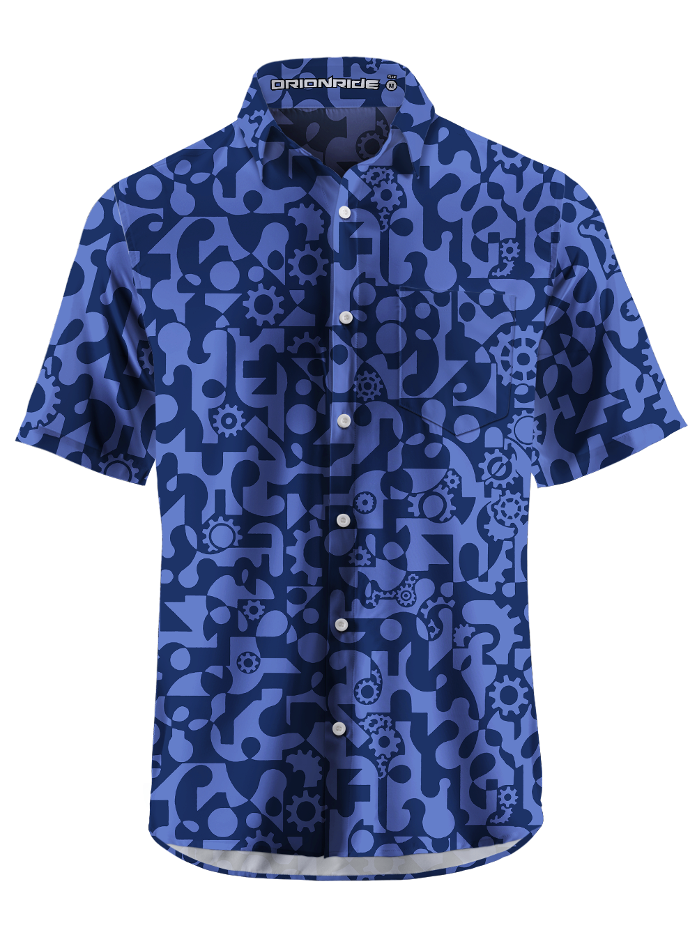 Orionride Gear Puzzle Zipper Pockets Ultra Lightweight Short Sleeves Gravel Shirt