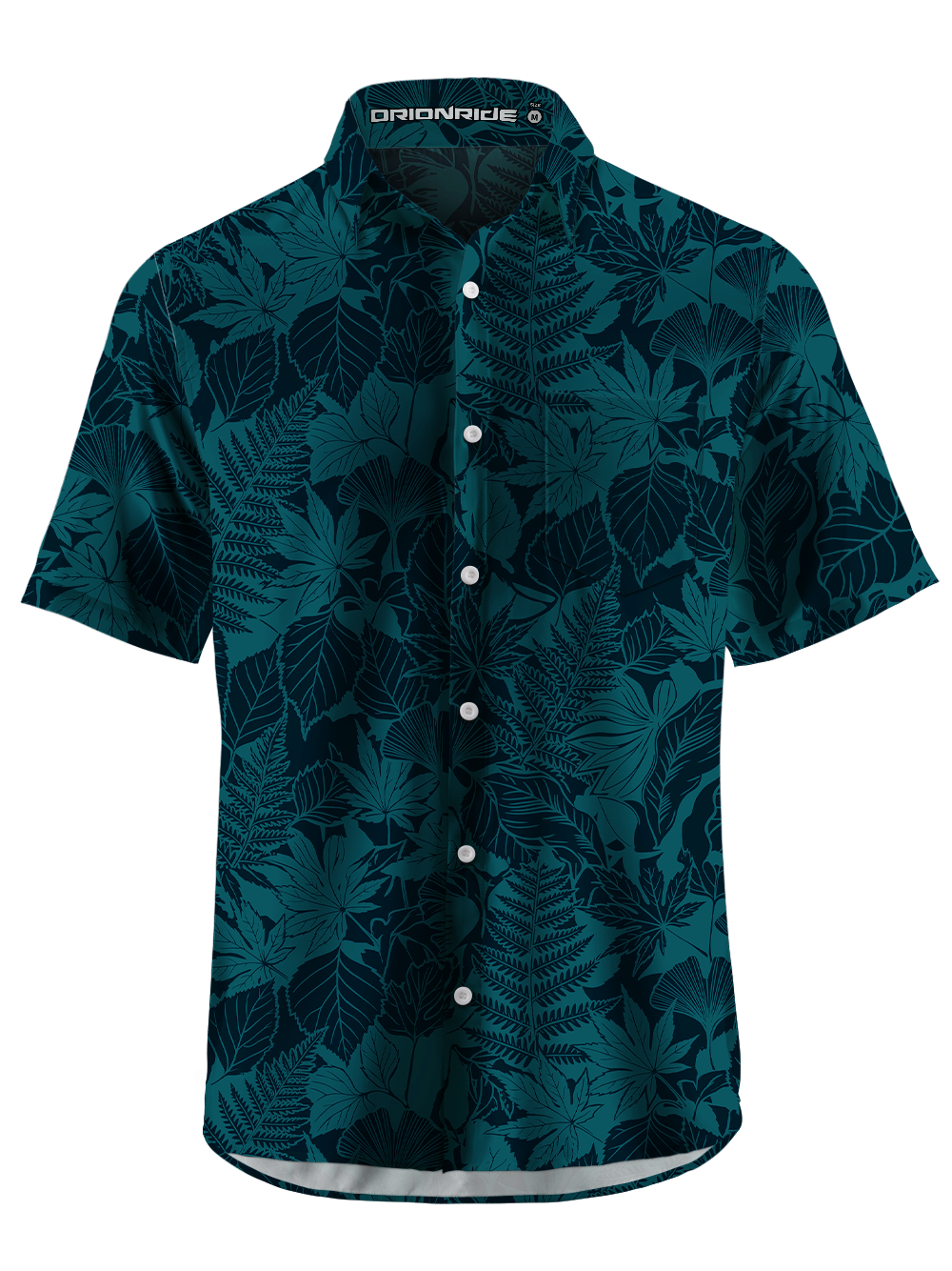Orionride Leaf Collection Zipper Pockets Ultra Lightweight Short Sleeves Gravel Shirt