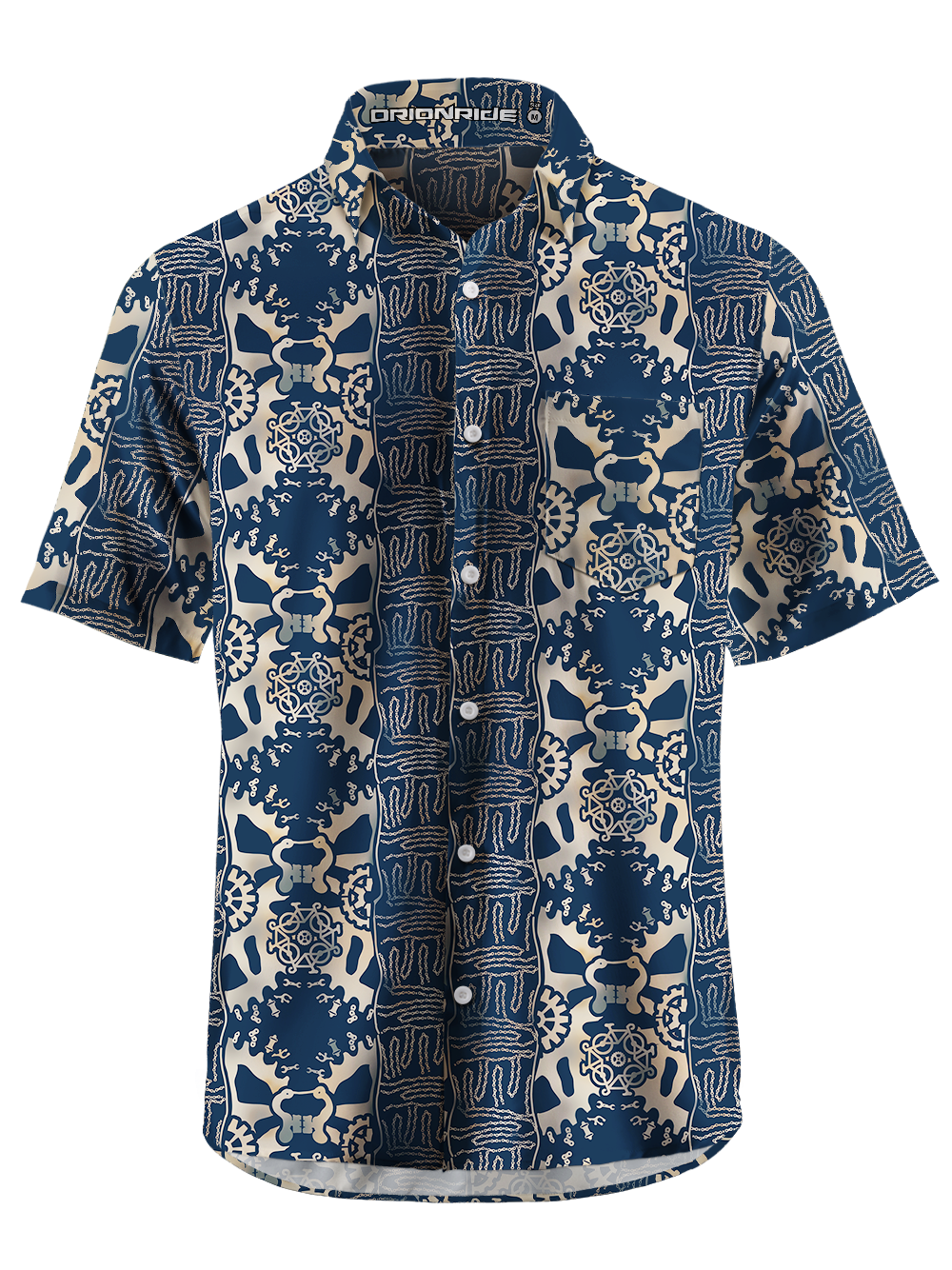 Orionride Precision Parts Zipper Pockets Ultra Lightweight Short Sleeves Gravel Shirt