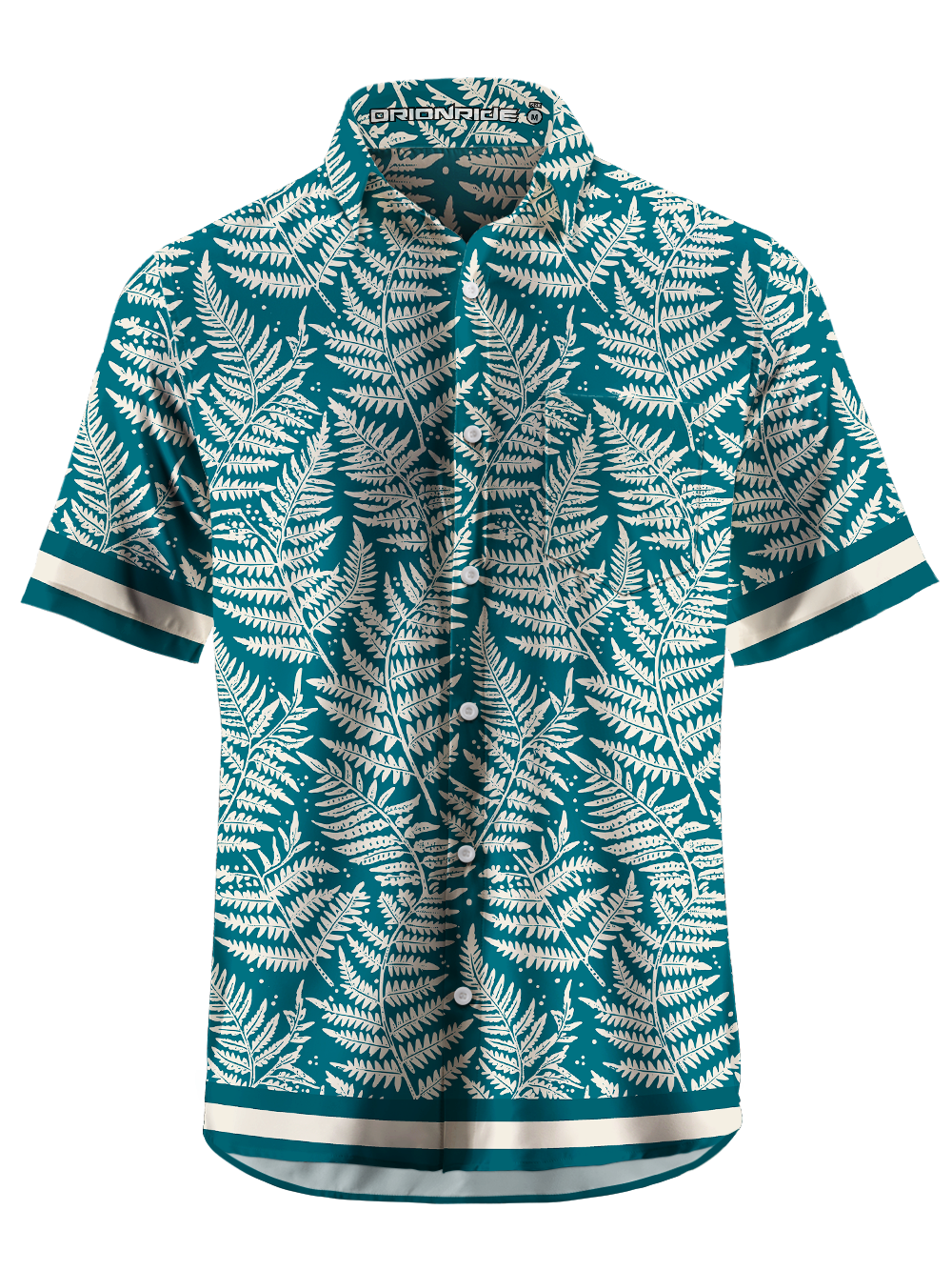 Orionride Fern Arc Zipper Pockets Ultra Lightweight Short Sleeves Gravel Shirt