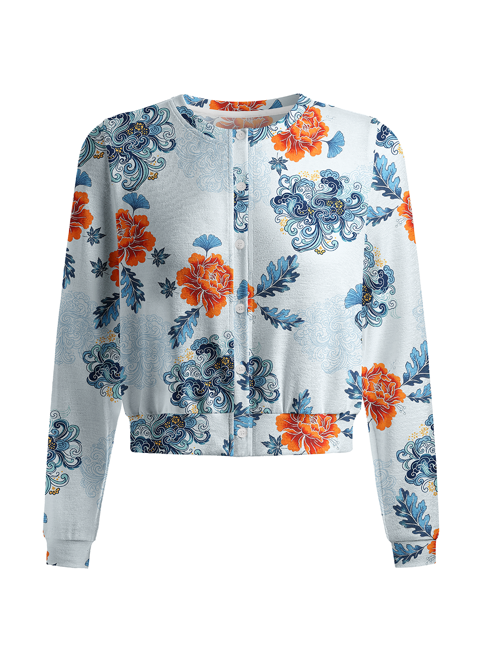 Orionride Charming Garden Women's Knitted Cardigan
