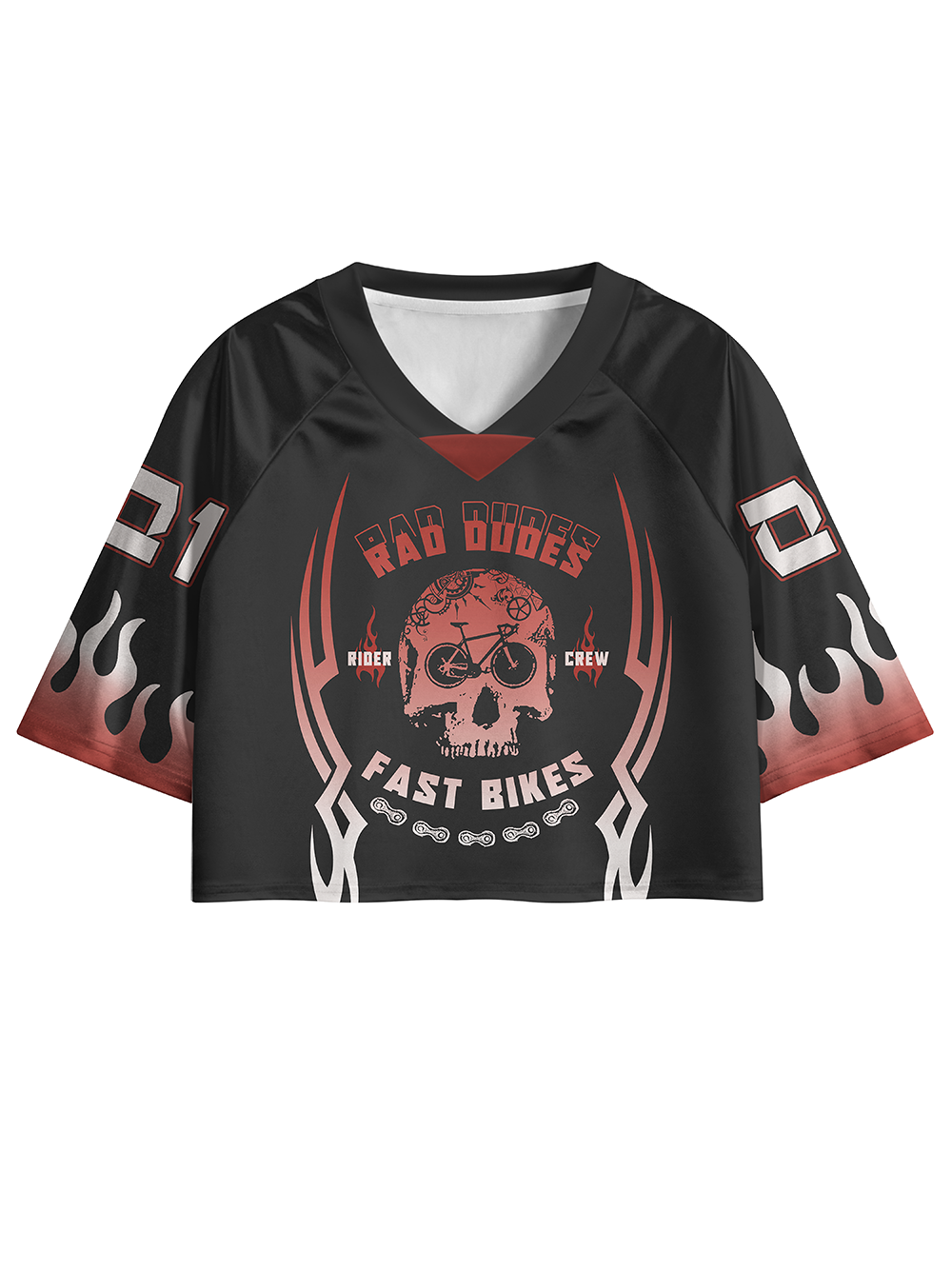 Orionride Rad Dudes Women's Sports Crop Jersey