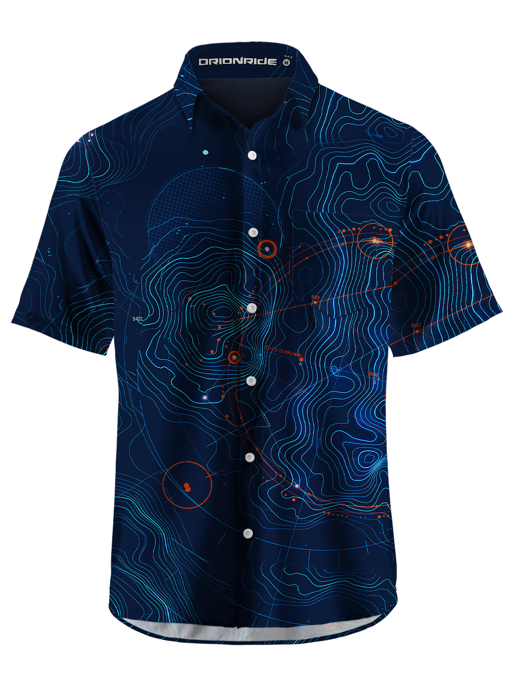Orionride Fluid Trajectory Zipper Pockets Ultra Lightweight Short Sleeves Gravel Shirt