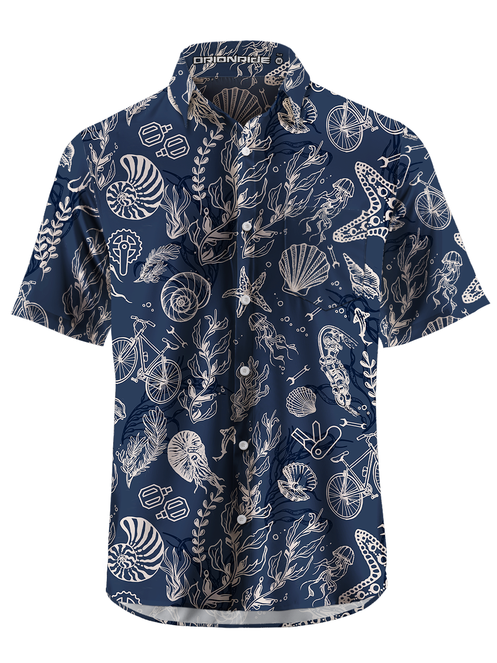 Orionride Shell Bicycle Zipper Pockets Ultra Lightweight Short Sleeves Gravel Shirt