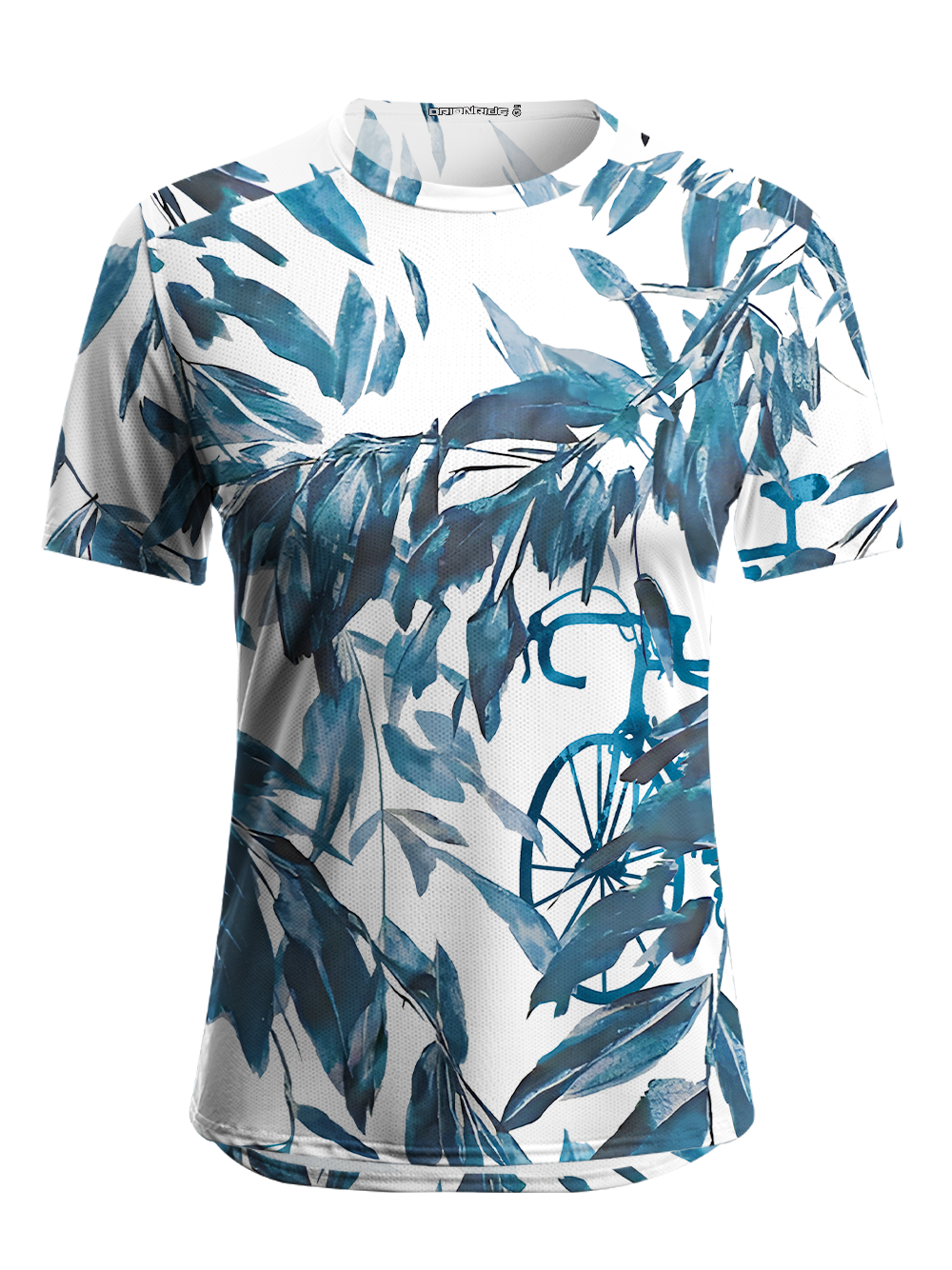 Orionride Ink Bicycle Women's Breathable Short Sleeve T-shirt