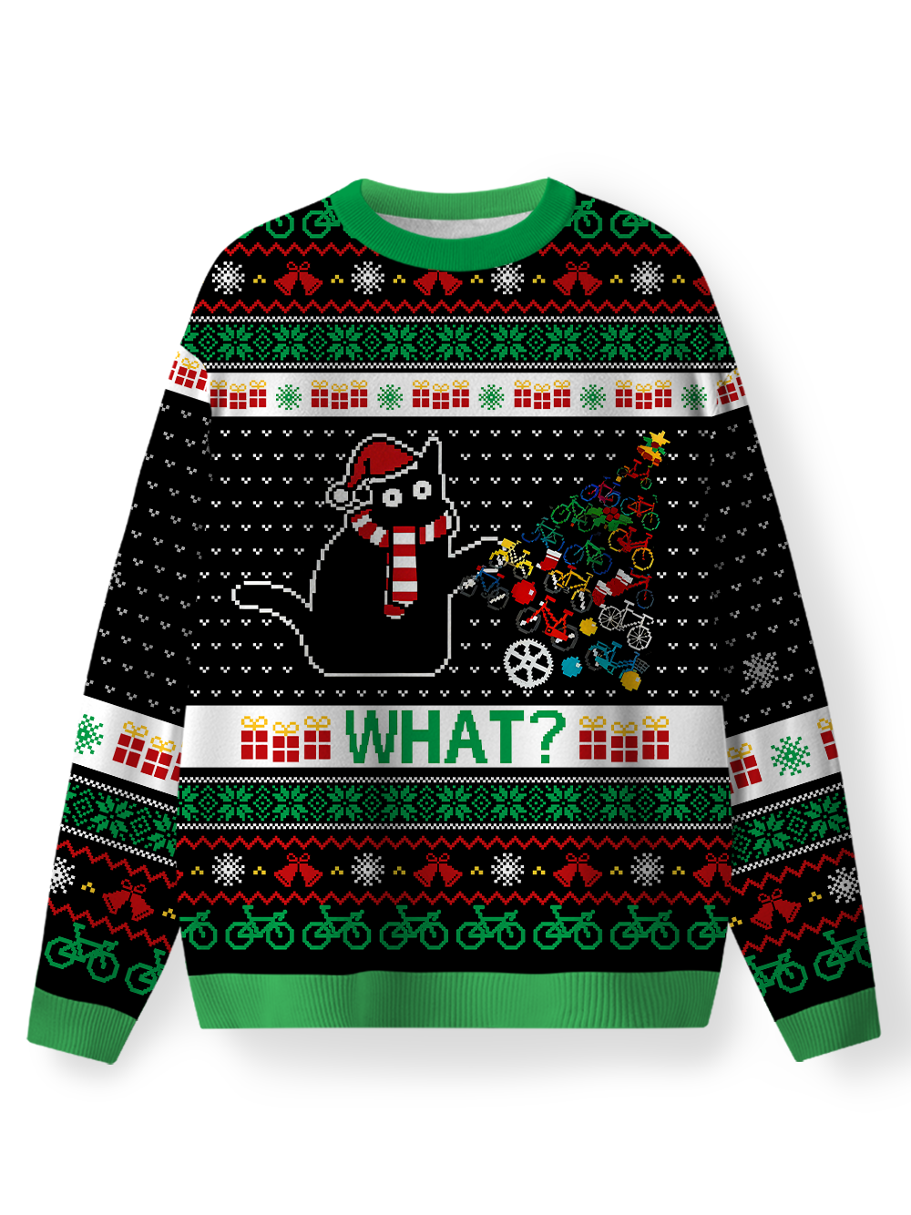 Orionride Christmas Cat Men's Sweaters