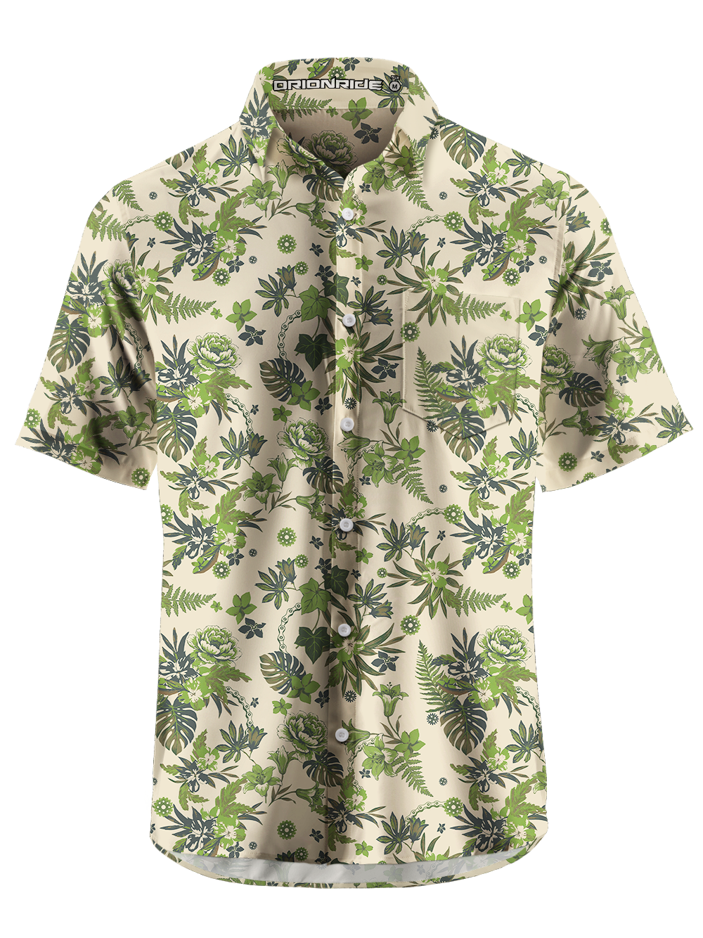 Orionride The Scent Of Summer Zipper Pockets Ultra Lightweight Short Sleeves Gravel Shirt