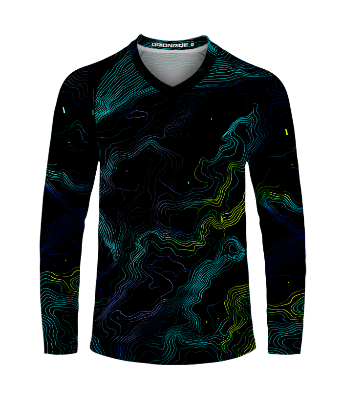 Orionride Fantasy Contours Long Sleeve Downhill Jersey