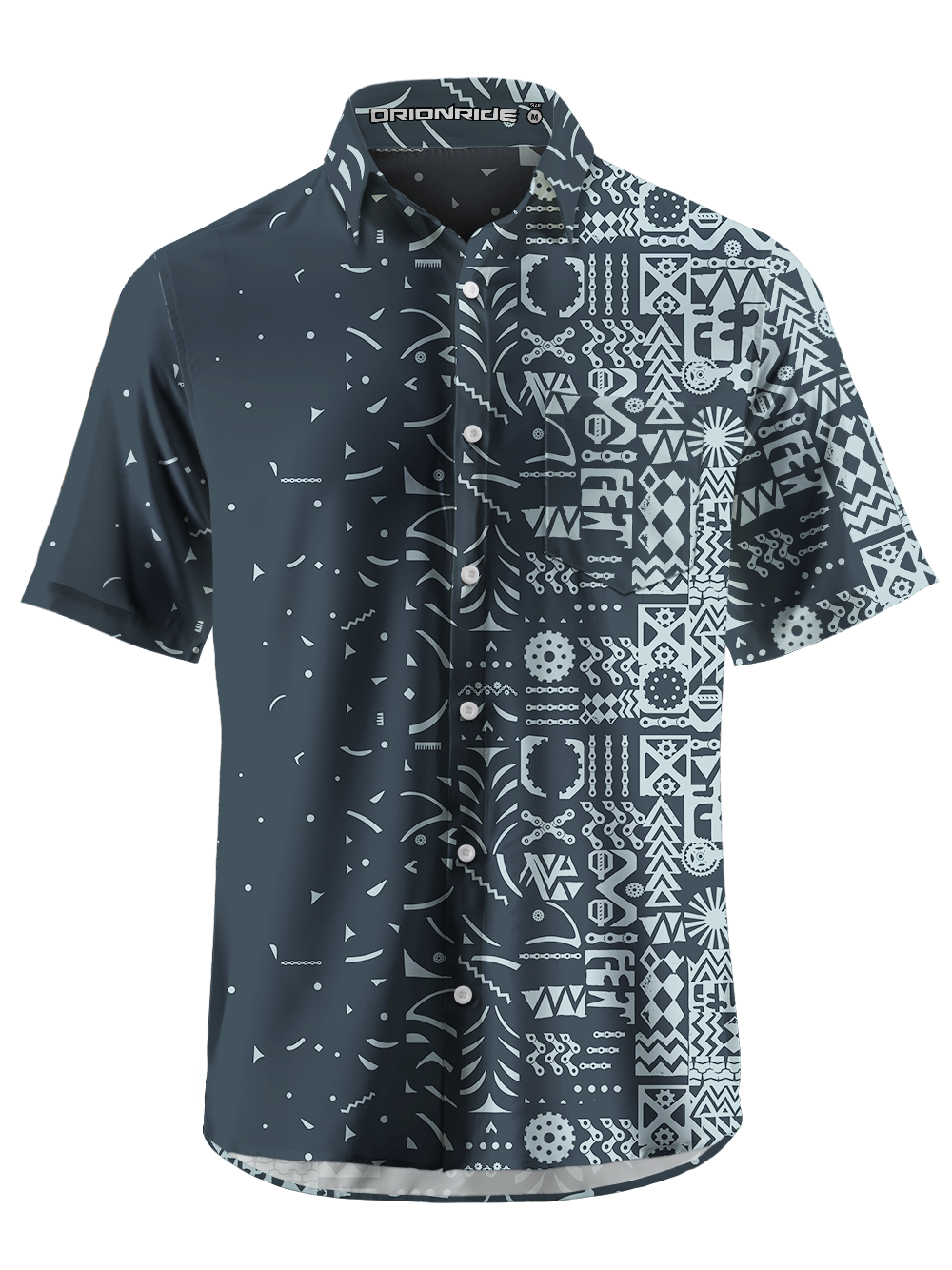 Orionride Modular Totem Zipper Pockets Ultra Lightweight Short Sleeves Gravel Shirt