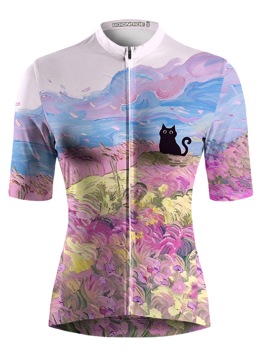 Orionride Dreamy Flower Field Short Sleeves Women's Jersey