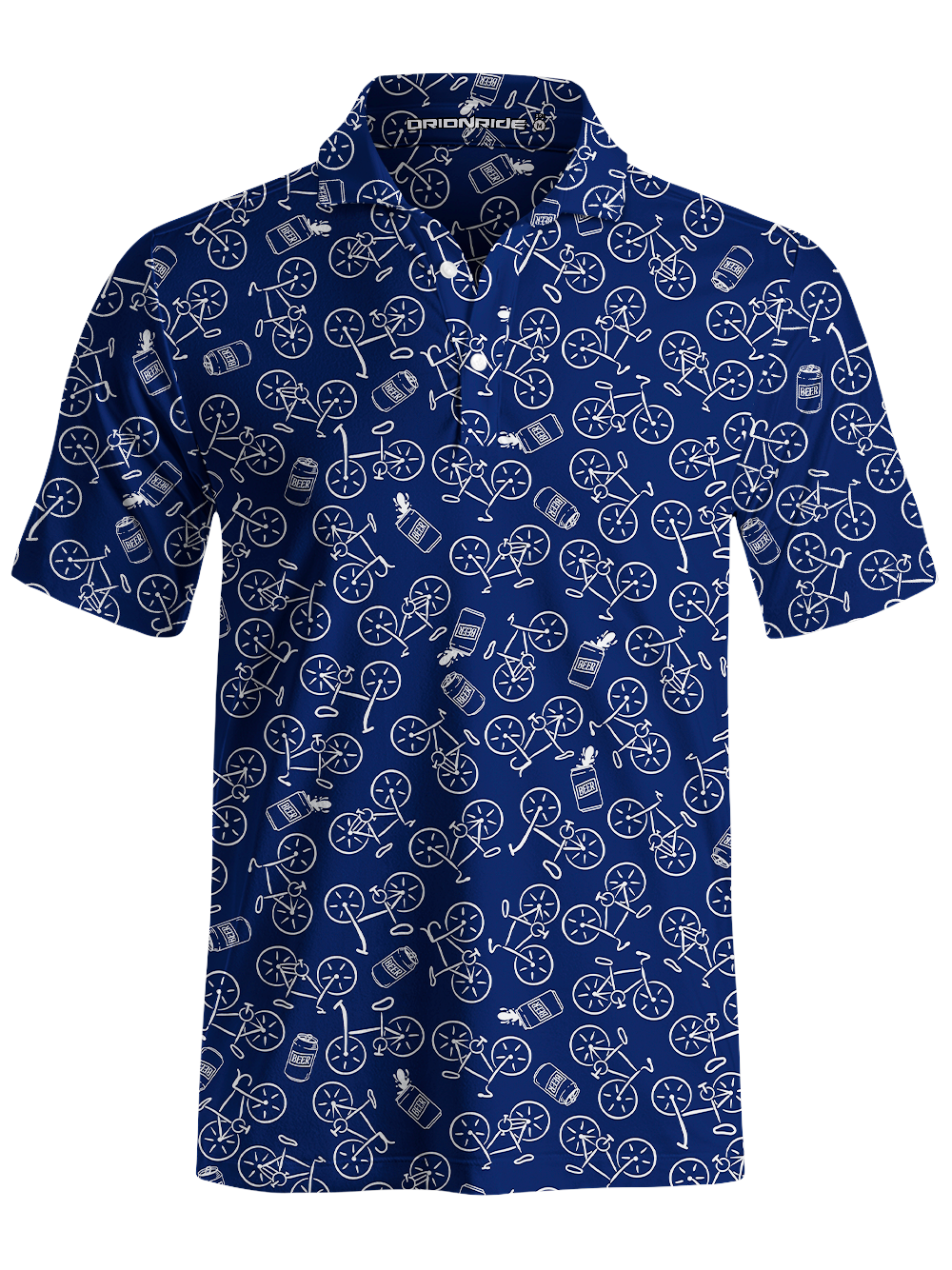 Orionride Beer Bike Men's Polo Shirt