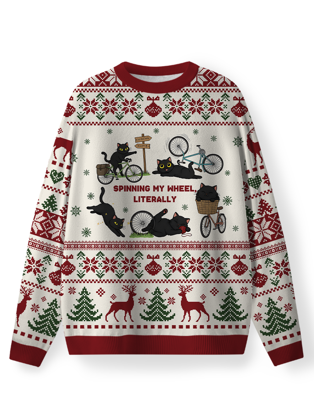 Orionride Happy Cat Men's Sweaters