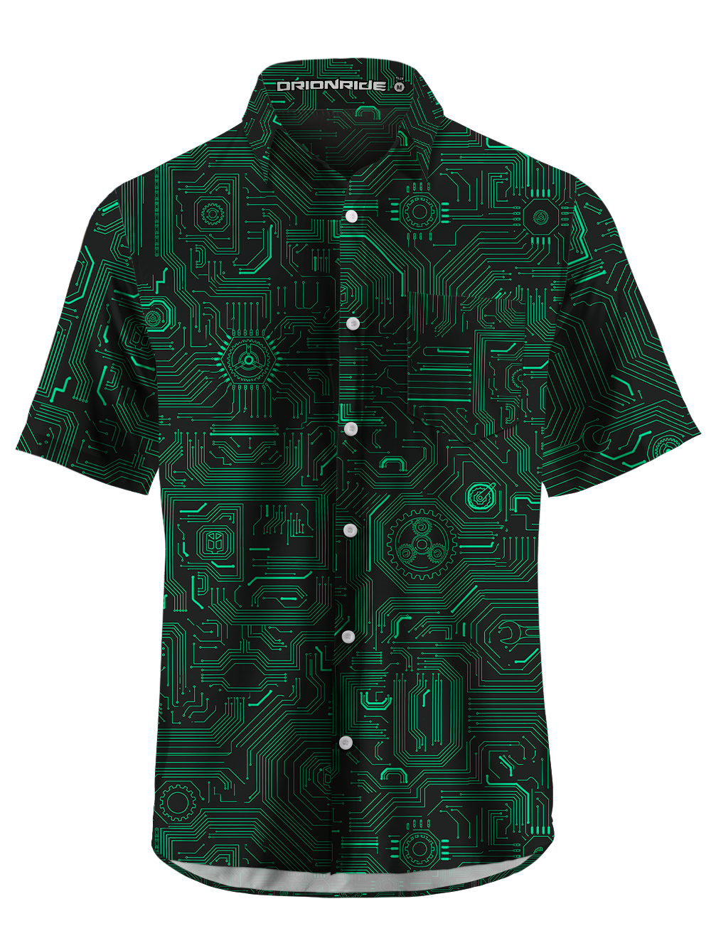 Orionride Circuit Connection Zipper Pockets Ultra Lightweight Short Sleeves Gravel Shirt