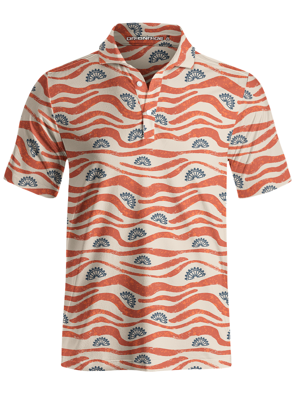 Orionride Gear Contour Lines Men's Polo Shirt
