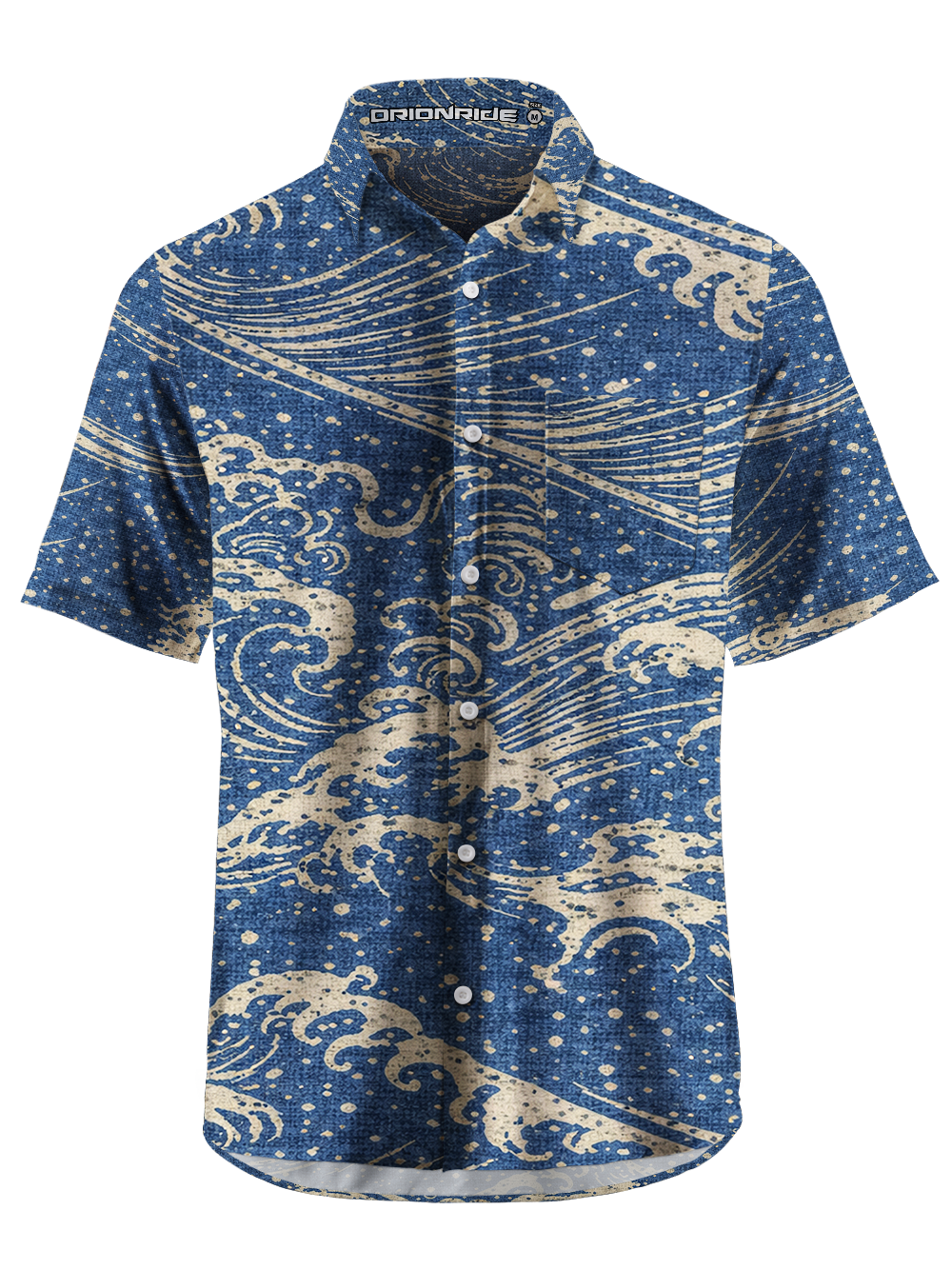 Orionride Sea Spray Zipper Pockets Ultra Lightweight Short Sleeves Gravel Shirt