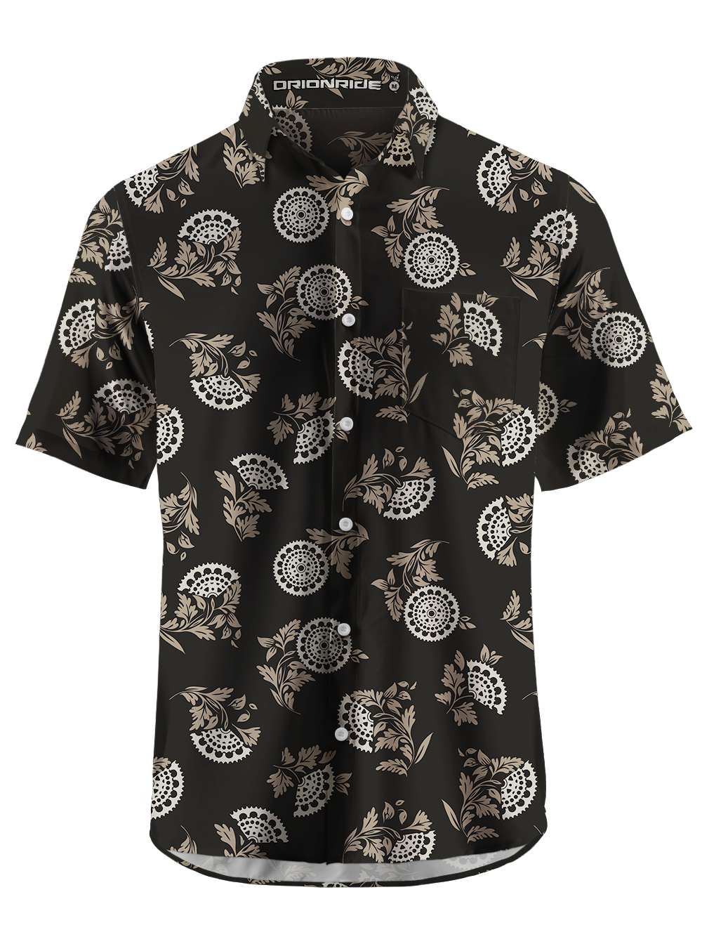 Orionride Hollow Gear Zipper Pockets Ultra Lightweight Short Sleeves Gravel Shirt