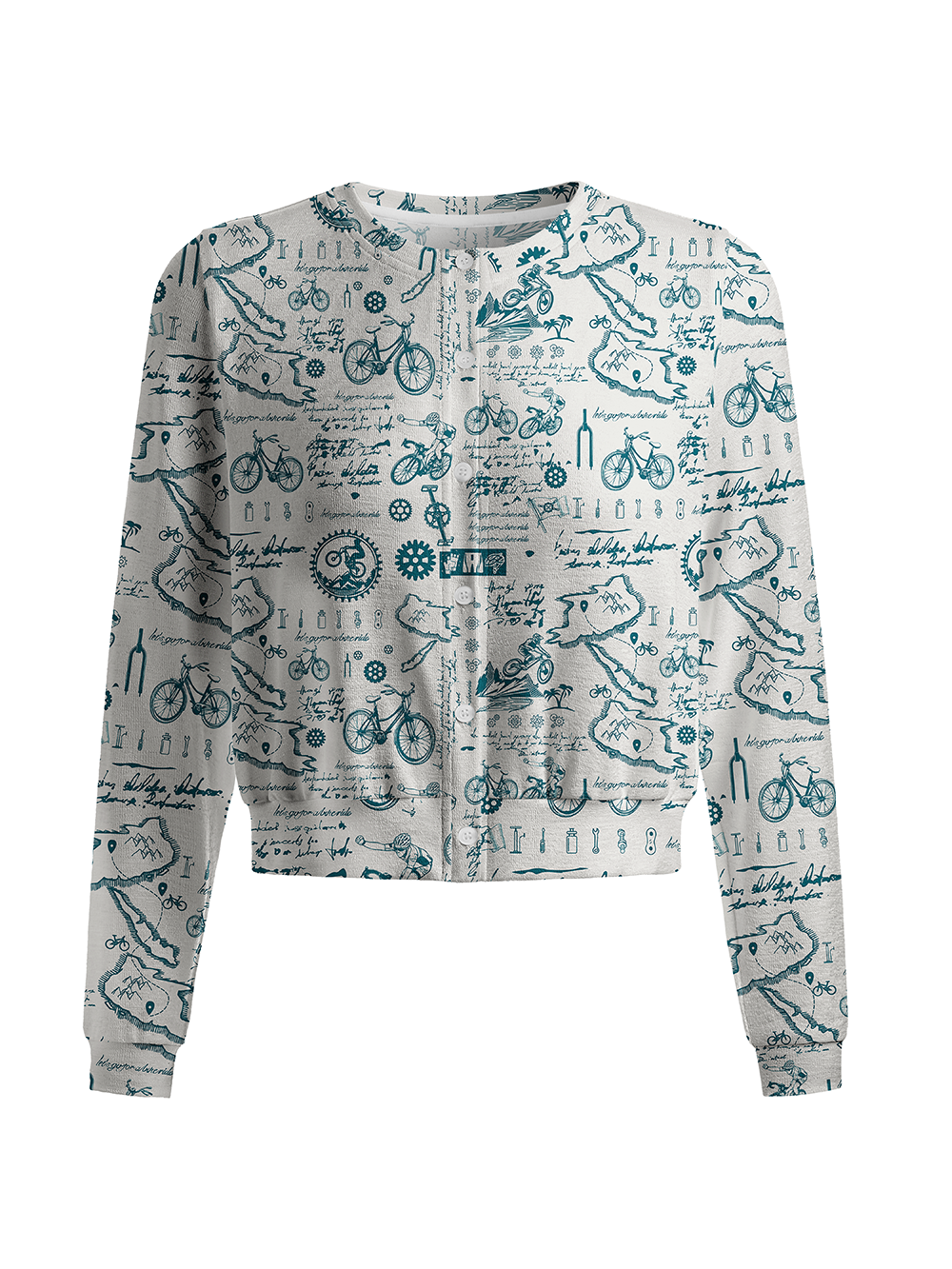 Orionride Cycling Diary Women's Knitted Cardigan